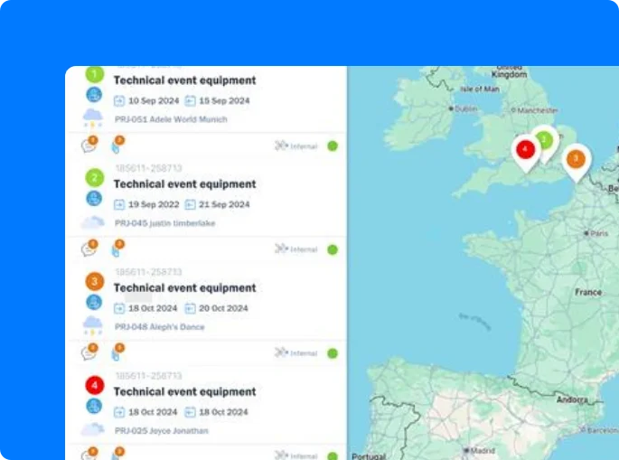 Logiciel de gestion des équipements pour l’AEC - Location