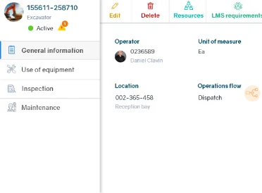 Equipment management software AEC - acquisition and setup