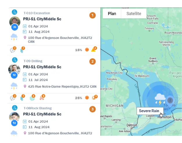 Project management software AEC