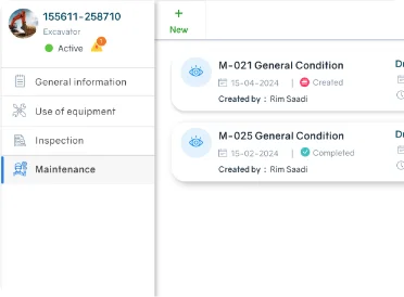 Equipment management software AEC - maintenance and optimization
